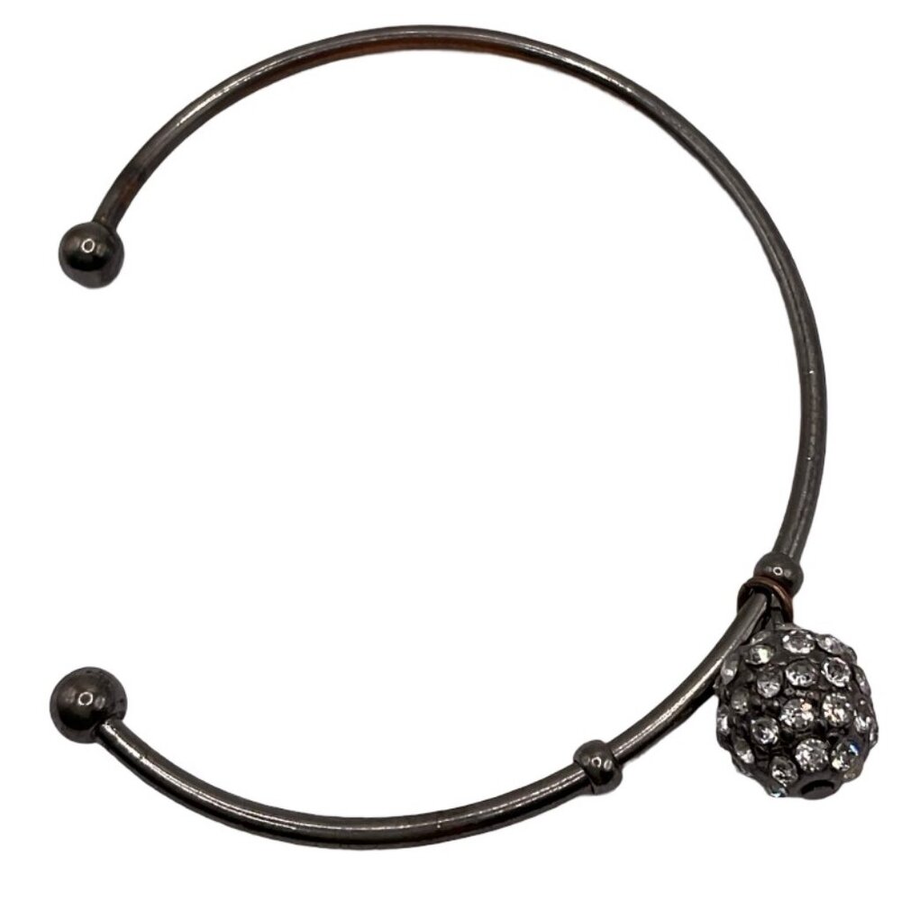 👗5/$25 - Cuff Bracelet w/ Rhinestone Charm